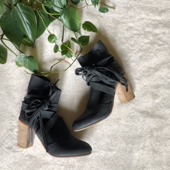 Free People Seven Wonders Leather Booties - Picture 3 of 7